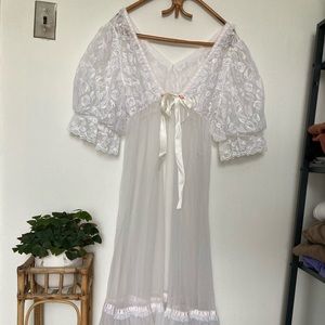 Lacey vintage robe
